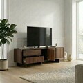 Comoda TV, Hanah Home, Carpi, 180x55x45 cm, PAL, Nuc Milano