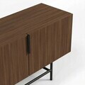 Comoda TV, Hanah Home, Eldia, 200x55x35 cm, PAL, Nuc Milano / Negru
