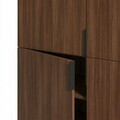 Bufet, Hanah Home, Eldia, 100x128x40 cm, PAL, Nuc Milano / Negru