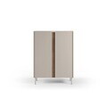 Bufet, Hanah Home, Lucile, 90x120.4x40.5 cm, PAL, Santstone / Stejar Sepet
