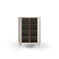 Bufet, Hanah Home, Lucile, 90x120.4x40.5 cm, PAL, Santstone / Stejar Sepet