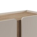 Bufet, Hanah Home, Lucile, 90x120.4x40.5 cm, PAL, Santstone / Stejar Sepet