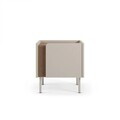 Noptiera, Hanah Home, Lucile, 45.5x47.8x35 cm, PAL, Stejar Sepet / Gresie