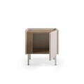 Noptiera, Hanah Home, Lucile, 45.5x47.8x35 cm, PAL, Stejar Sepet / Gresie