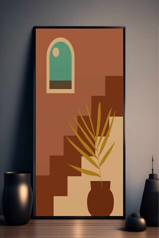 Tablou decorativ, Artsyhmdfdky10, Polistiren, MDF, Multicolor