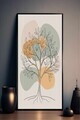 Tablou decorativ, Artsyhmdfdky17, Polistiren, MDF, Multicolor