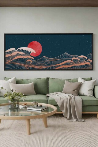 Tablou decorativ, Artsyhmdfyty12, Polistiren, MDF, Multicolor