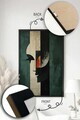 Tablou decorativ, Artplstksyh10, Polistiren, MDF, Multicolor