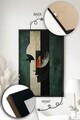 Tablou decorativ, Artplstksyh11, Polistiren, MDF, Multicolor