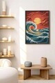 Tablou decorativ, Artplstksyh13, Polistiren, MDF, Multicolor