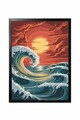 Tablou decorativ, Artplstksyh13, Polistiren, MDF, Multicolor