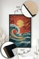 Tablou decorativ, Artplstksyh13, Polistiren, MDF, Multicolor