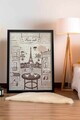 Tablou decorativ, Artplstksyh17, Polistiren, MDF, Multicolor