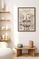 Tablou decorativ, Artplstksyh17, Polistiren, MDF, Multicolor