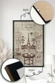 Tablou decorativ, Artplstksyh17, Polistiren, MDF, Multicolor