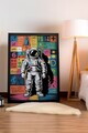 Tablou decorativ, Artplstksyh2, Polistiren, MDF, Multicolor
