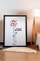 Tablou decorativ, Artplstksyh25, Polistiren, MDF, Multicolor