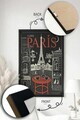 Tablou decorativ, Artplstksyh26, Polistiren, MDF, Multicolor