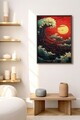 Tablou decorativ, Artplstksyh3, Polistiren, MDF, Multicolor