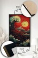 Tablou decorativ, Artplstksyh3, Polistiren, MDF, Multicolor