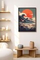 Tablou decorativ, Artplstksyh30, Polistiren, MDF, Multicolor