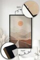 Tablou decorativ, Artplstksyh33, Polistiren, MDF, Multicolor