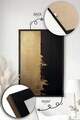 Tablou decorativ, Artplstksyh42, Polistiren, MDF, Multicolor