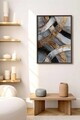 Tablou decorativ, Artplstksyh7, Polistiren, MDF, Multicolor