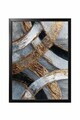 Tablou decorativ, Artplstksyh7, Polistiren, MDF, Multicolor