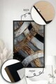 Tablou decorativ, Artplstksyh7, Polistiren, MDF, Multicolor