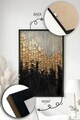 Tablou decorativ, Artplstksyh9, Polistiren, MDF, Multicolor