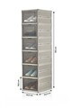 Pantofar, Hanah Home, Lavine 105, 25.5x105x34.5 cm, PLASTIC, Albastru deschis