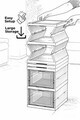 Pantofar, Hanah Home, Lavine 105, 25.5x105x34.5 cm, PLASTIC, Albastru deschis