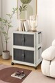Dulap multifunctional, Hanah Home, Lavine 67, 32x67x56 cm, PLASTIC, Alb
