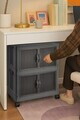 Dulap multifunctional, Hanah Home, Lavine 67, 32x67x56 cm, PLASTIC, Antracit