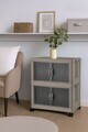 Dulap multifunctional, Hanah Home, Lavine 67, 32x67x56 cm, PLASTIC, Albastru deschis