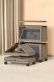 Dulap multifunctional, Hanah Home, Lavine 67, 32x67x56 cm, PLASTIC, Albastru deschis
