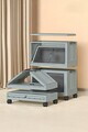 Dulap multifunctional, Hanah Home, Lavine 67, 32x67x56 cm, PLASTIC, Bleu