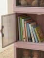 Dulap multifunctional, Hanah Home, Lavine 127, 56x127x56 cm, PLASTIC, Roz pudra