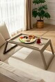 Masuta laptop, Hanah Home, Lavine, 56x26.3x36 cm, PLASTIC, Albastru deschis