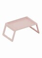 Masuta laptop, Hanah Home, Lavine, 56x26.3x36 cm, PLASTIC, Roz pudra
