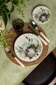 Set farfurii pentru desert, Hermia, 667PRS1507, Portelan, Multicolor