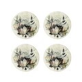 Set farfurii pentru desert, Hermia, 667PRS1507, Portelan, Multicolor