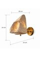 Aplica de perete, Opviq, 687HMY2611, Metal, Crem