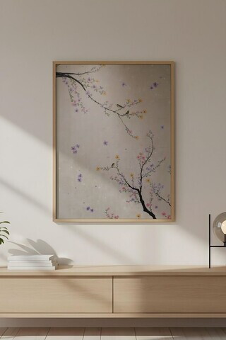 Tablou decorativ, Huhu724, MDF, Lemn masiv, Multicolor