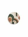 Tablou decorativ, Huhu1738, MDF, Dimensiune: 40 x 40 cm (1 bucată), Multicolor