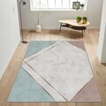 Covor, HM-CRP25-52, 100x180 cm, Poliester, Multicolor