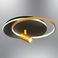 Aplica de perete, Opviq, 701CHD1564, Metal, Negru