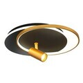 Aplica de perete, Opviq, 701CHD1564, Metal, Negru