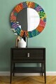 Oglinda decorativa, Artmdfmrr3, Sticla, Cadru: 100% MDF, Multicolor